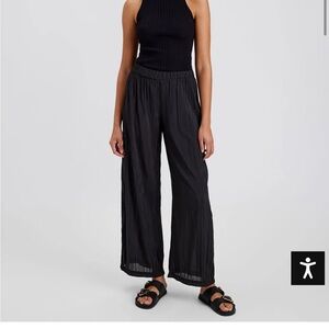NWT Solid & Striped Sofia Richie Milly Pant (Black, Small)